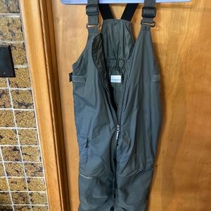 Boys Snow pant bibs Columbia Size M 10/12 Grey